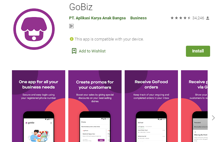 Download Aplikasi GoBiz